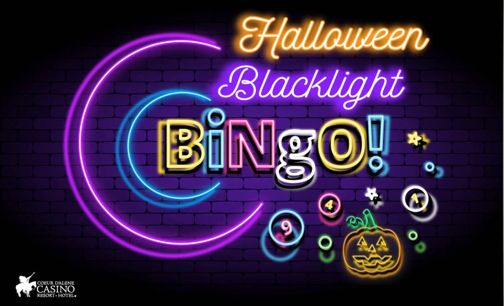 1024 Halloween Blacklight Bingo